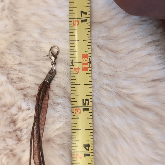 Green Hand Crafted and Painted Polymer Necklace With Matching Hook Earrings - Picture 10 of 13